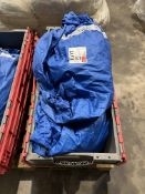 6 x 6m ivory pleated hip end linings