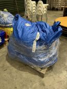 60 - Custom Covers 2.3m x 3m ivory pleated wall linings