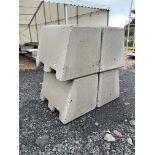 2 – 1000kg concrete weights (Type E)