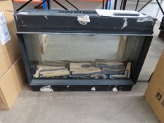 A SOLUTION LUX ETRONIC 800 Slimline Intergrated Electronic Fire