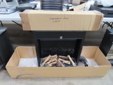 CELSI Ultraflame VR Firebeam 600 - Smooth White Electric Fireplace