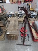 An Ex MOD HILMOR Pipe Bender Complete with Wooden Transit Box and Extra 