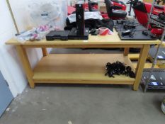 A Wooden Table 1800mm Width 900mm Depth 825mm Height