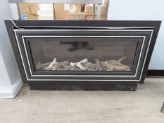 An Infinity 89 HD Slimline Balanced Flue Natural Gas Fire Place