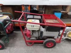 A Sincro EW 200 DC, Trolley Mounted Mobile Welding/Generator Unit.