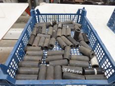 A Qty of 15mm x 16mm Impact Sockets