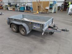 An Ifor-williams Twin Axel Trailor Type GD84C-TA Comes with Fabricated Ramps