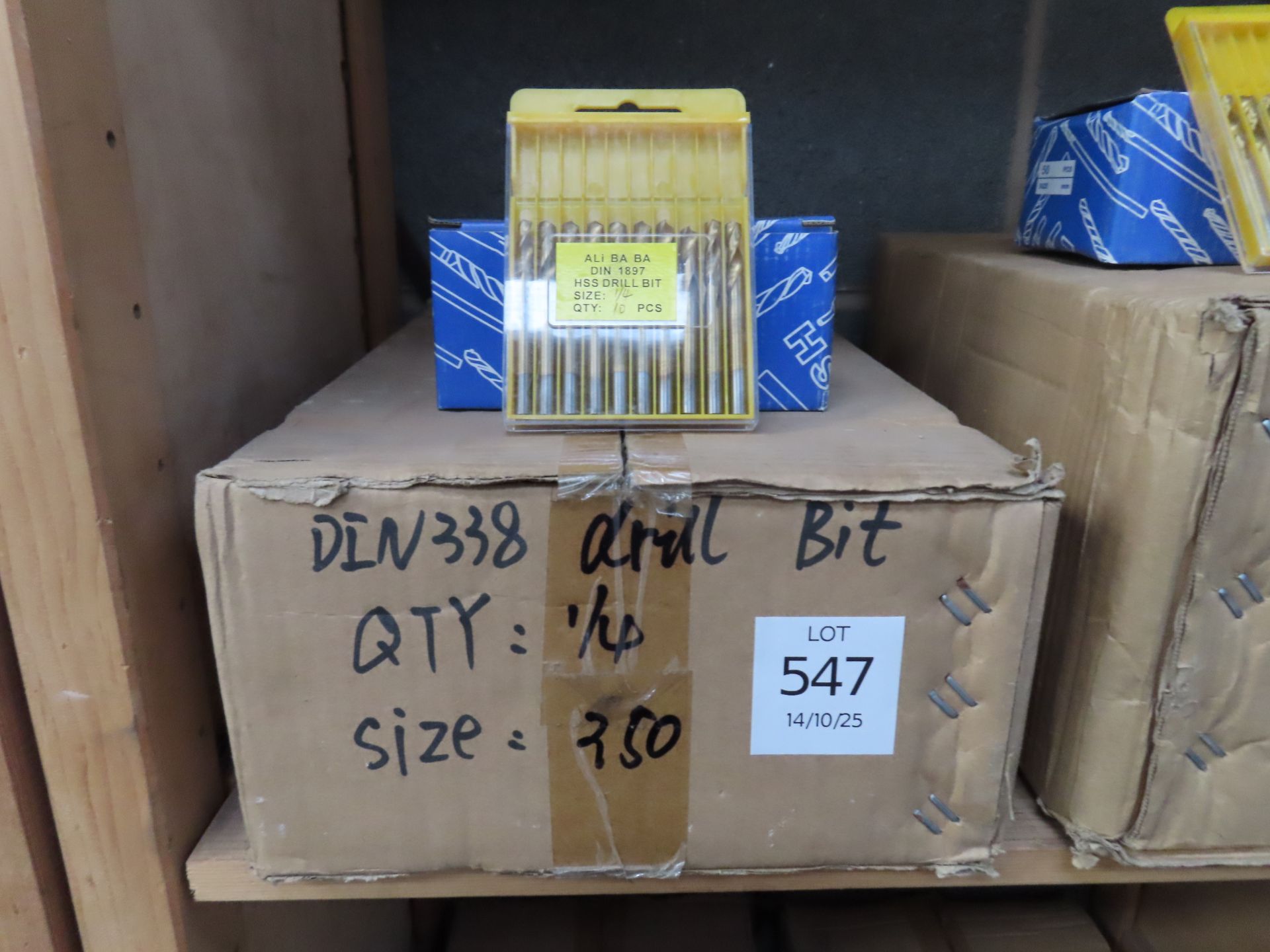 A Box of ALI-BA-BA 1/4 Drill Bits