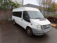 Ford Transit 115 T430 17S RWD Minibus. REG FV58 CSZ.