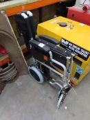 A foldable wheelchair