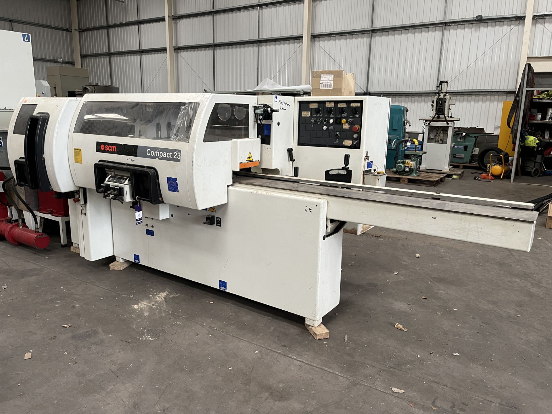 SCM Compact 23 Planer Moulder - Image 3 of 11