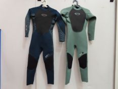 2 x TWF XT3 Kids Wetsuits - size K11