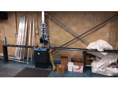 Short notice auction of guillotines, band saw and cabinet mount cut off saw