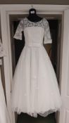 Loulou Cicely Wedding Dress Size 10 (located at 28 St. John’s Street, Devizes SN10 1BN)