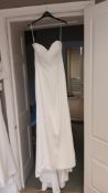 Freda Bennet Pansy Wedding Dress Size 14 (located at 28 St. John’s Street, Devizes SN10 1BN)