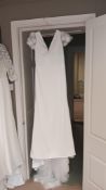 Freda Bennet Lilly Wedding Dress Size 14 (located at 28 St. John’s Street, Devizes SN10 1BN)