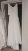 Freda Bennet Cherry Wedding Dress Size 12 (located at 28 St. John’s Street, Devizes SN10 1BN)