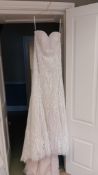 White Rose Ivy Wedding Dress Size 14 (located at 28 St. John’s Street, Devizes SN10 1BN)