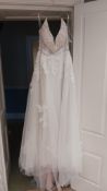 White Rose Alex Wedding Dress Size 18 (located at 28 St. John’s Street, Devizes SN10 1BN)