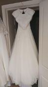 Freda Bennet Wooley Wedding Dress Size 14 (located at 28 St. John’s Street, Devizes SN10 1BN)