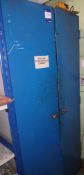 Metal Double Door Cabinet, and contents, to include welding consumables