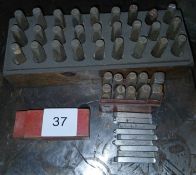 Quantity of Various Metal Stamp Numbers, and Letters