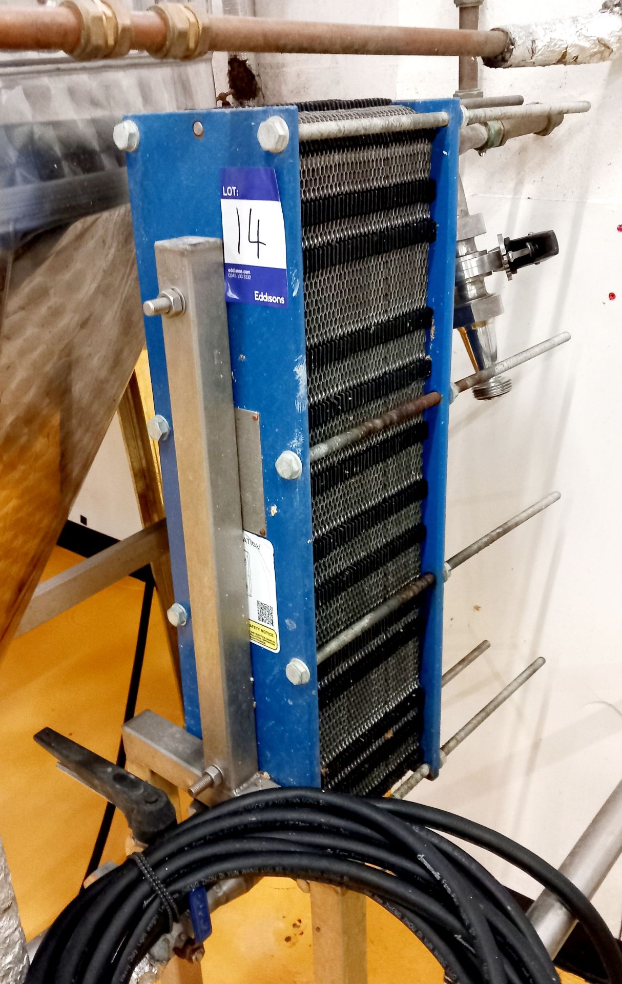 Heat Exchanger (Purchaser responsible for safe disconnection at first suitable point- pipework not