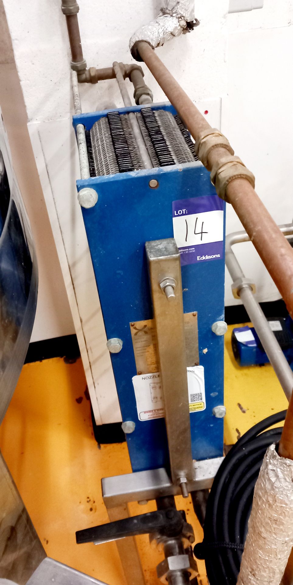 Heat Exchanger (Purchaser responsible for safe disconnection at first suitable point- pipework not - Image 2 of 2