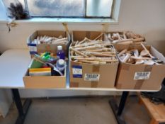 Quantity of Wooden Rolling Pins, Spoons, Brushes, Spatula Etc.