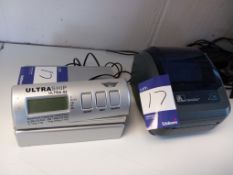 Zebra GKD420D Label Printer and Ultra Ship Ultra-55 Scales