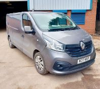 RENAULT TRAFIC LWB DIESEL LL29 ENERGY dCi 125 Sport Nav Van. Registration: MC17 WOR. Date