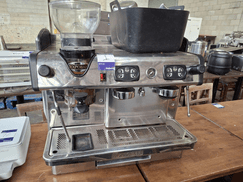 Contents of Café Restaurant to include: Coffee Machine, Cardboard Shredders; Kitchen Equipment and Furniture etc