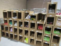 Large of assorted clothing to cardboard boxes