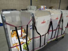 Large quantity of customer returns to 7 trollies (trollies not included)