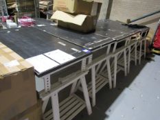 5 x adjustable height tables