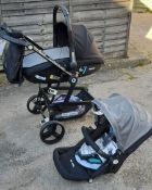 Be Cool Quantum Stroller with Be Cool Twice Car Cot