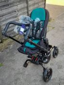 Jane Epic Sequoia Green Stroller (Missing Wheel, Missing Hood, Missing Bumper Bar)