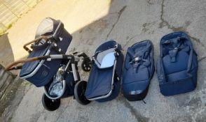 Joolz Geo 2x Carrycot, 2x Seat Fabrics (no adapters)