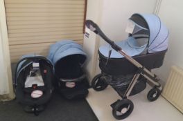 Bebecar Hiphop iBob Carrycot, Stroller, Rain cover, Car seat