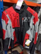 Klim Dakar Motorbike Jacket; Colour: Monument Gray - Red Rock; 3122-002-130-618; Size: M; RRP: £320