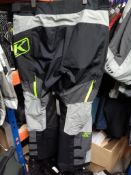 Klim Traverse Motorbike Pant; Colour: Gray Electrik Gecko; 4051-002-034-630; Size: 34; RRP £500