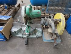 HITACHI KOKI Crosscut Saw and a JEPSON Dry Cutter