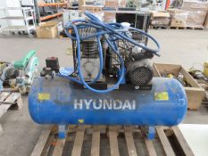 HYUNDAI HY31505 Compressor - 1PH - with 150 Litre Receiver Tank