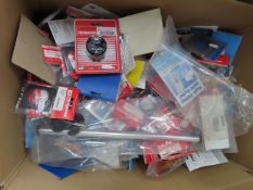 Contents of Box Including a Large Quantity of Various Motorhome/Caravan Parts/Accessories