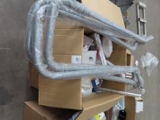 Contents of Box Including Frame/Pole Storage Bag, Vent Panels, 12v LED Spotlight, Door Retainers etc