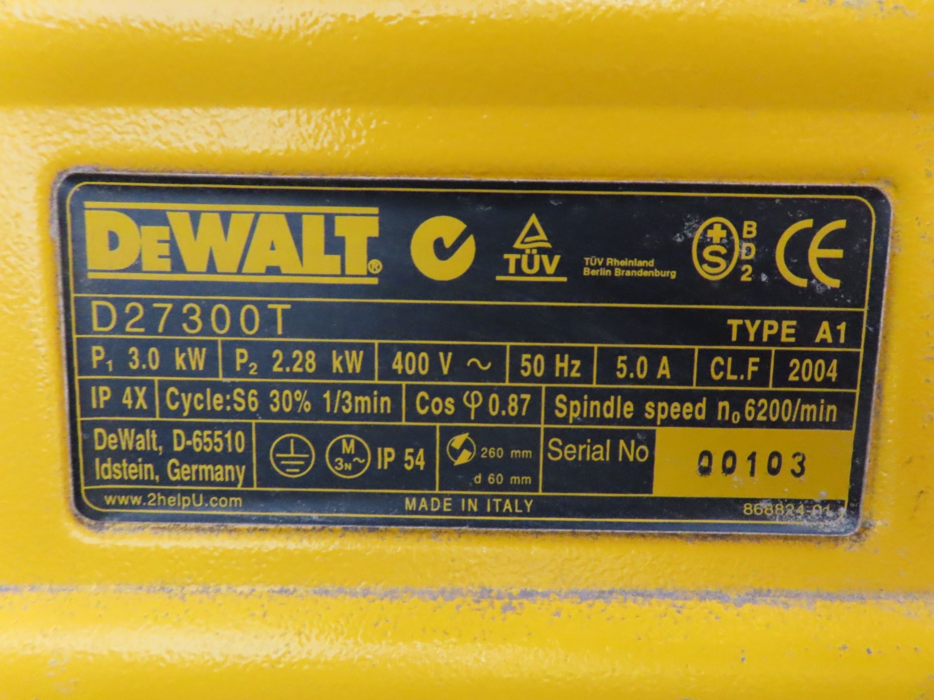 DEWALT D27300 Planer Thicknesser - Image 5 of 5