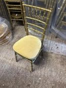 50 x Gold Stick Back Chairs