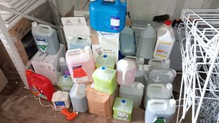 Quantity of various cleaning products - Located in Container, Unit 1 Yard