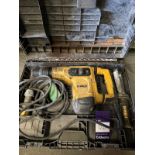 DeWalt 110V hammer drill and a qty of bits