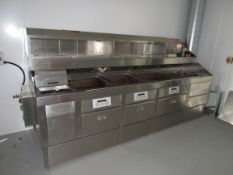 Hopkins GEN4 BBA 3 Pot frying Range, Gas G20, 2022, Serial Number 099-N-22, 77KW – Final bid subject